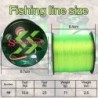 Nylon green fishing line - super strong - 500M - 23LB - 0.4Lines