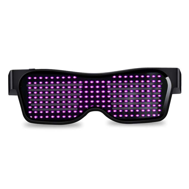 PartyGafas de fiesta LED - App / control manual - USB - Bluetooth