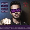 PartyGafas de fiesta LED - App / control manual - USB - Bluetooth