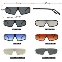 Gafas de solGafas de sol ojo de gato, extragrandes, parte superior plana de una pieza, UV400, unisex