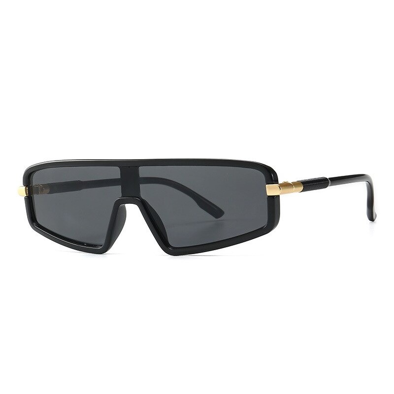 Gafas de solGafas de sol ojo de gato, extragrandes, parte superior plana de una pieza, UV400, unisex