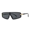 Gafas de solGafas de sol ojo de gato, extragrandes, parte superior plana de una pieza, UV400, unisex