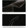 Gafas de solGafas de sol ojo de gato, extragrandes, parte superior plana de una pieza, UV400, unisex