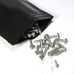 Bolsas de almacenamientoBolsas de plástico que se pueden volver a cerrar - bolsas - termosellado - negro - 10 * 15 cm - 100 p...