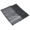 Bolsas de almacenamientoBolsas de plástico con cierre - negro mate / transparente - 7,5 * 13 cm - 100 piezas