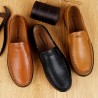 ZapatosMocasines clásicos para hombre - sin cordones - cuero genuino