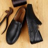ZapatosMocasines clásicos para hombre - sin cordones - cuero genuino