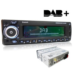 1 Din car radio - DAB plus - remote - Bluetooth - handsfree - ISO - TF - USB - AuxDin 1