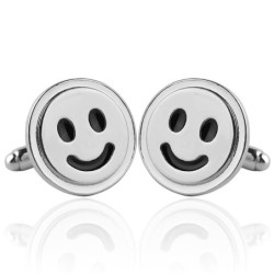 Smiley face cufflinksCufflinks