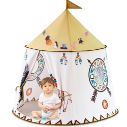 PartyCastillo de princesa portátil - tienda de campaña para niños - casa de juegos