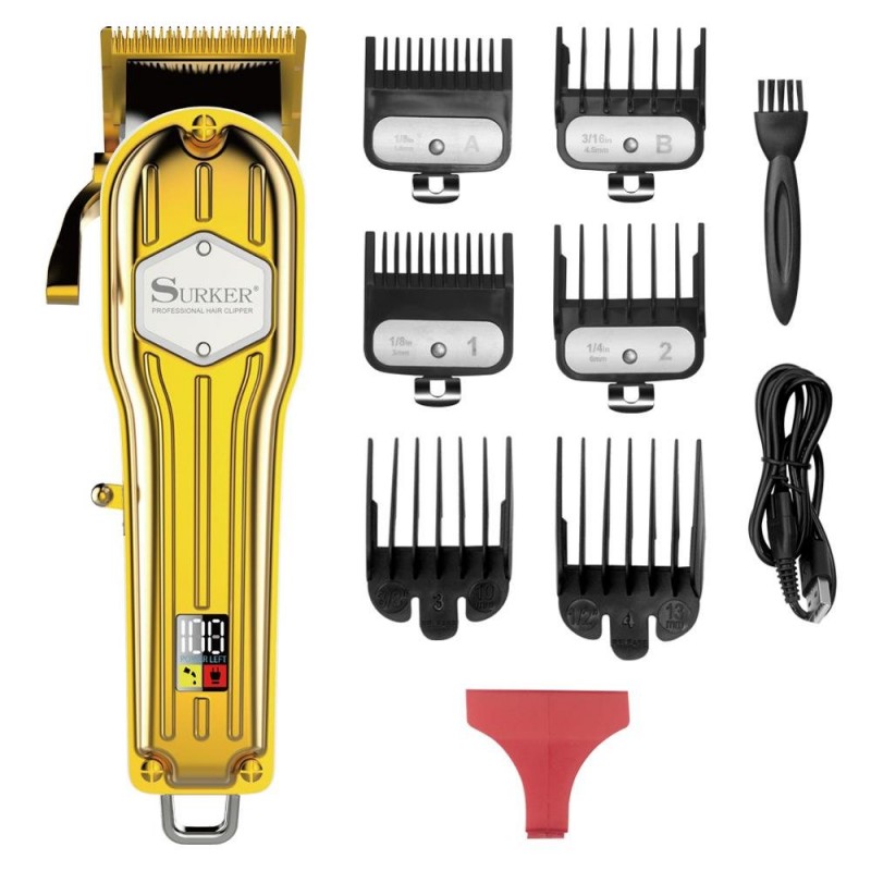K7S - professional hair cutting trimmer - adjustable - cordless - waterproofShaving K7S - professional hair cutting trimmer - adjustable - cordless - waterproofShaving