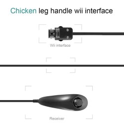MandosControlador Nunchuck con cable - para Wii / Wii U