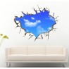 Pegatinas de paredCielo azul 3D - Adhesivo de pared / techo - 50 * 70 cm