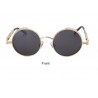 Gafas de solGafas de sol redondas de metal - steampunk / estilo gótico - UV400 - unisex