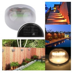 Iluminación solarAplique de jardín con energía solar - resistente al agua - 6 LED