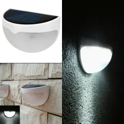 Iluminación solarAplique de exterior - lámpara solar - sensor de movimiento - resistente al agua - 6 LED