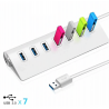 Aluminum splitter - USB 3.0 - 7 port USB - HUBHubs