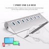 Aluminum splitter - USB 3.0 - 7 port USB - HUBHubs