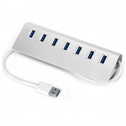 Aluminum splitter - USB 3.0 - 7 port USB - HUBHubs