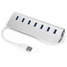 Aluminum splitter - USB 3.0 - 7 port USB - HUBHubs