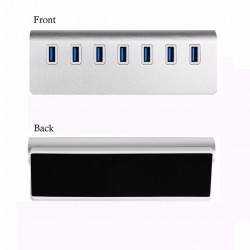 Aluminum splitter - USB 3.0 - 7 port USB - HUBHubs