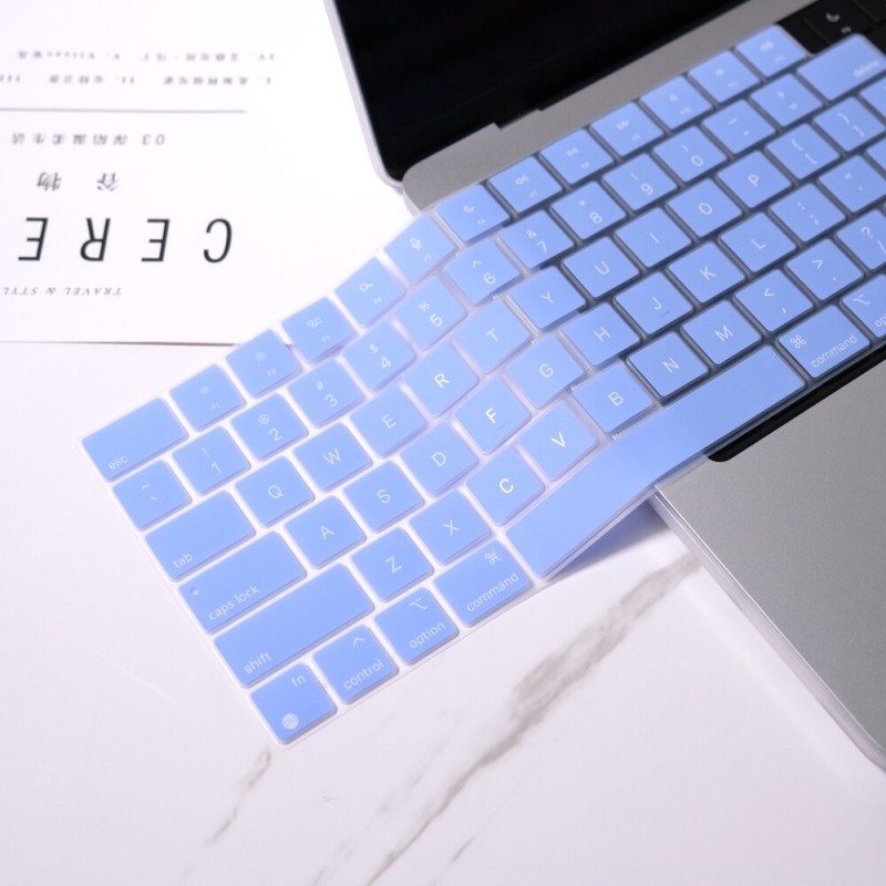 ProtecciónFunda de teclado de silicona - resistente al agua - a prueba de polvo - para MacBook Air / Pro / Max