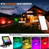 Reflectores60W - Bluetooth - RGB - Proyector LED - Reflector exterior con música