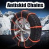 Partes de ruedaCadenas antideslizantes para neumáticos de invierno de coche - nailon - 10 piezas