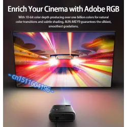 ProyectoresAUN AKEY9S - Proyector LED HD - Android - Bluetooth - WIFI - 4K - 1080P