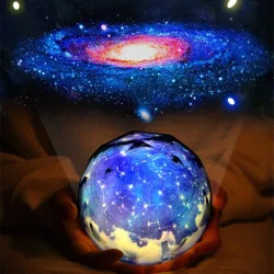 Iluminación de escenarios y eventosProyector de luces LED - lámpara de noche - giratorio - cielo estrellado - constelación - ...