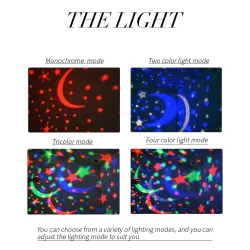 Iluminación de escenarios y eventosProyector LED cielo estrellado - lámpara de noche - USB