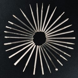 Electric nail drills bits - set 30 piecesNail drills