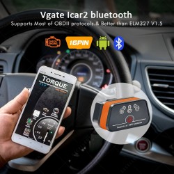 DiagnósticoVgate iCar 2 - Bluetooth - Escáner OBD2 - herramienta de diagnóstico - Elm327 OBDII