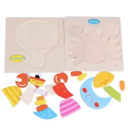 EducativoRompecabezas de madera 3D - juguete educativo