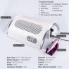 EquiposTodo en 1 - secador de uñas / colector de polvo de uñas / taladro de uñas - Lámpara LED UV - 54W - 25000RPM