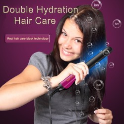Planchas para el peloPlancha / rizador de cabello - control de temperatura - calentamiento rápido - cabello húmedo / seco