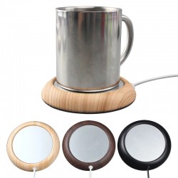 Calentadores de tazaCalentador de tazas USB - calentador de té / café - madera