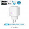 Enchufes16A - WiFi - Enchufe inteligente - Toma de corriente con monitor de energía - Asistente de Alexa/Google
