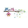 Pegatinas de paredFamilia de búhos en árbol / pájaros - vinilo adhesivo para pared - removible