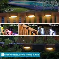 Iluminación solarLuces solares para terraza - patio - valla - jardín - impermeables - LED