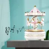 DecoraciónCarrusel con caballos - caja de música
