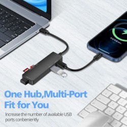 5 in 1 HUB - USB 3.0 - type-C - TF - SD - adapter - splitterHubs