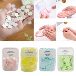 PielDesinfectante de manos desechable - pastillas de jabón - forma de pétalo