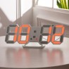RelojesReloj de pared 3D moderno - LED - despertador digital - con luz