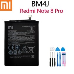 BateríasXiaomi Redmi Note 8 Pro - batería original BM4J - 4500mAh - con herramientas