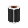Adhesivos & cintasPegatinas de pizarra multifunción - etiquetas negras para tarros - reutilizables - impermeables - 120 piezas