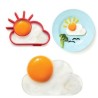 Moldeadores de huevosMolde de huevo de silicona - sol / nube