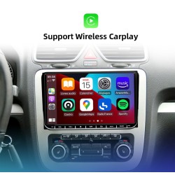Din 2Autoradio - 2 Din - 9 pulgadas - Android 10 - 2GB - 32GB - Bluetooth - GPS - carplay - para Volkswagen Golf 5 6 Passat