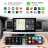 Din 2Autoradio - 2 Din - 9 pulgadas - Android 10 - 4GB - 64GB - Bluetooth - GPS - carplay - para Volkswagen Golf 5 6 Passat