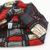 2 in 1 - winter hat / scarf - plaid design - unisexHats & Caps